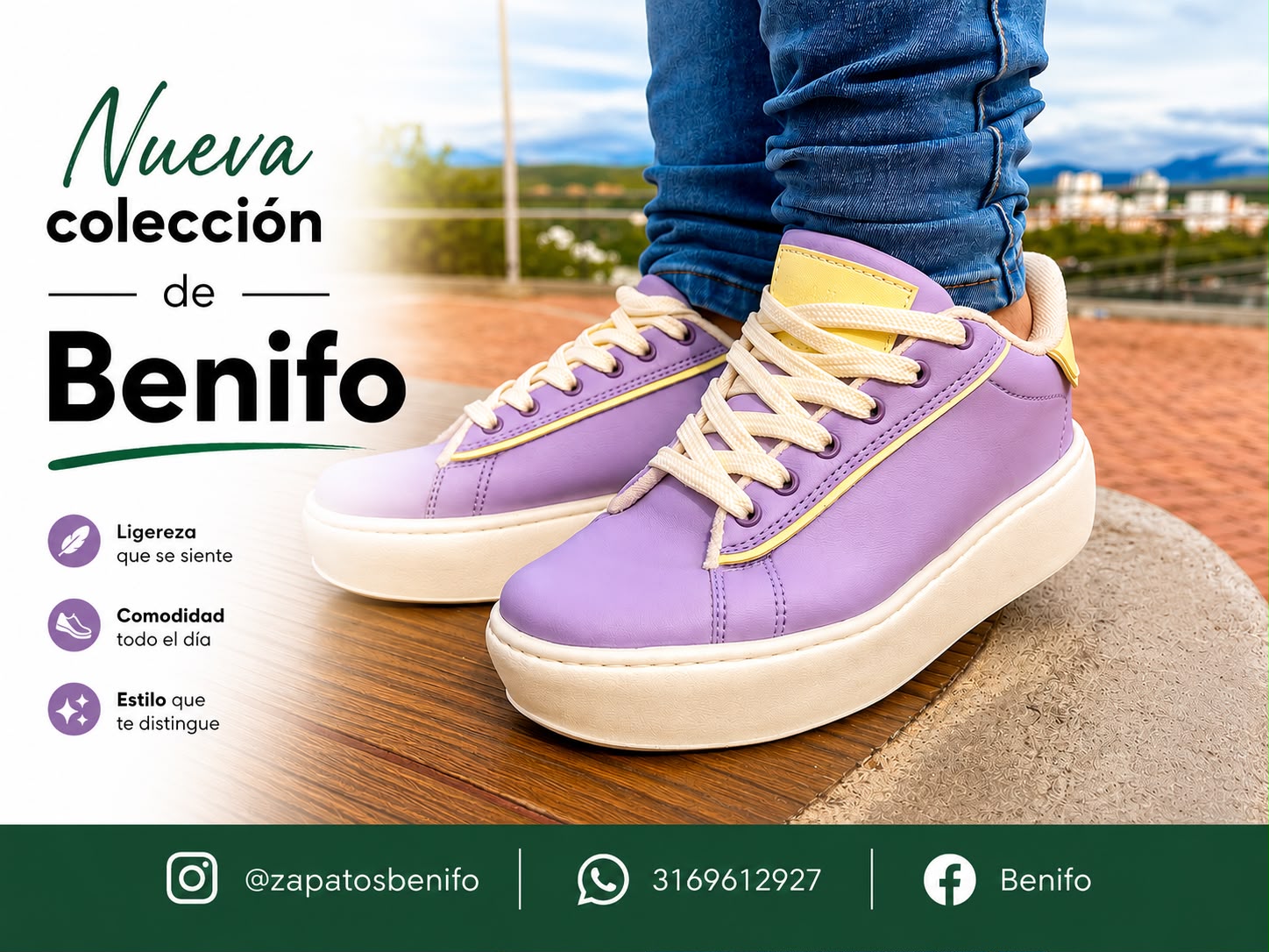 Colección Serena - Calzado para dama cómodo, hecho con material sintético, ultraliviano y de excelente calidad.